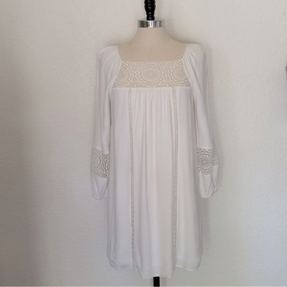 Joie Tabara White Crepe Dress~Small - Picture 3 of 9